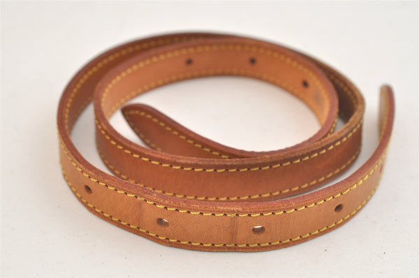 Authentic Louis Vuitton Leather Shoulder Strap For Bucket GM 31.9" Beige 3405K