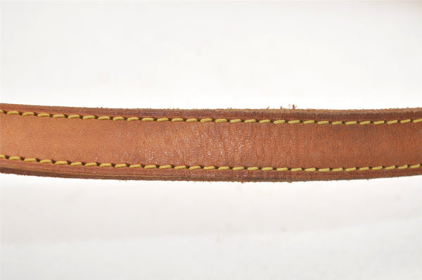 Authentic Louis Vuitton Leather Shoulder Strap For Bucket GM 31.9" Beige 3405K