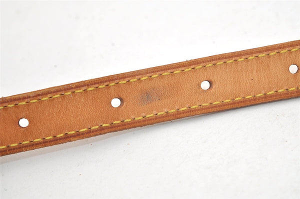 Authentic Louis Vuitton Leather Shoulder Strap For Bucket GM 31.9" Beige 3405K