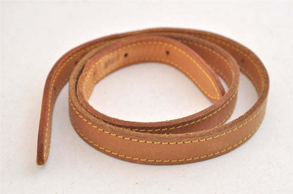 Authentic Louis Vuitton Leather Shoulder Strap For Bucket GM 31.9" Beige 3405K
