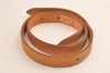 Authentic Louis Vuitton Leather Shoulder Strap For Bucket GM 31.9" Beige 3405K