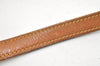 Authentic Louis Vuitton Leather Shoulder Strap For Bucket GM 31.9" Beige 3405K