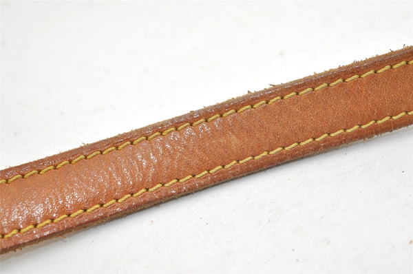Authentic Louis Vuitton Leather Shoulder Strap For Bucket GM 31.9" Beige 3405K