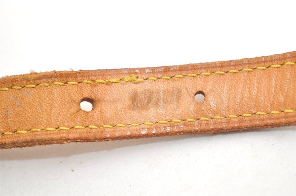 Authentic Louis Vuitton Leather Shoulder Strap For Bucket GM 31.9" Beige 3405K