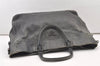 Authentic PRADA Vintage Leather Nappa 2Way Shoulder Hand Tote Bag Gray 3406J