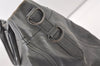 Authentic PRADA Vintage Leather Nappa 2Way Shoulder Hand Tote Bag Gray 3406J