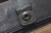 Authentic PRADA Vintage Leather Nappa 2Way Shoulder Hand Tote Bag Gray 3406J