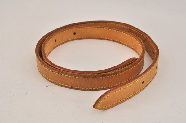Authentic Louis Vuitton Leather Shoulder Strap For Bucket GM 31.9" Beige 3406K