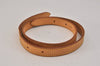 Authentic Louis Vuitton Leather Shoulder Strap For Bucket GM 31.9" Beige 3406K