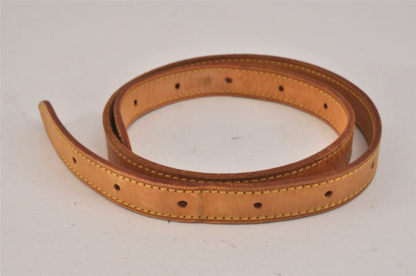 Authentic Louis Vuitton Leather Shoulder Strap For Bucket GM 31.9" Beige 3406K