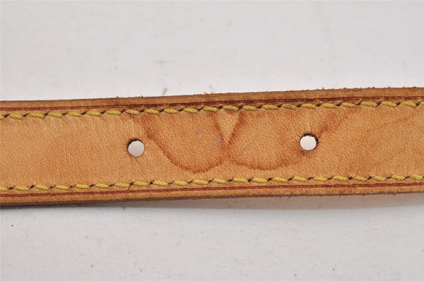 Authentic Louis Vuitton Leather Shoulder Strap For Bucket GM 31.9" Beige 3406K