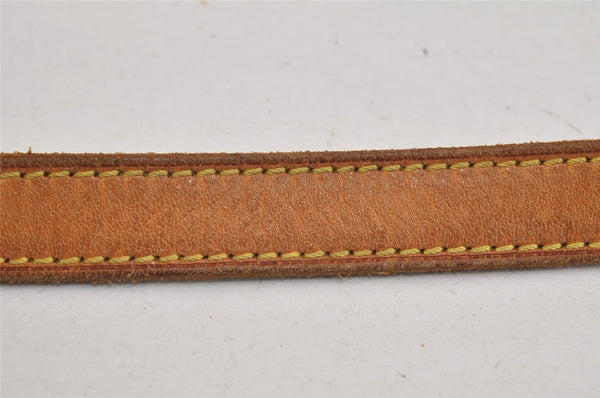 Authentic Louis Vuitton Leather Shoulder Strap For Bucket GM 31.9" Beige 3406K