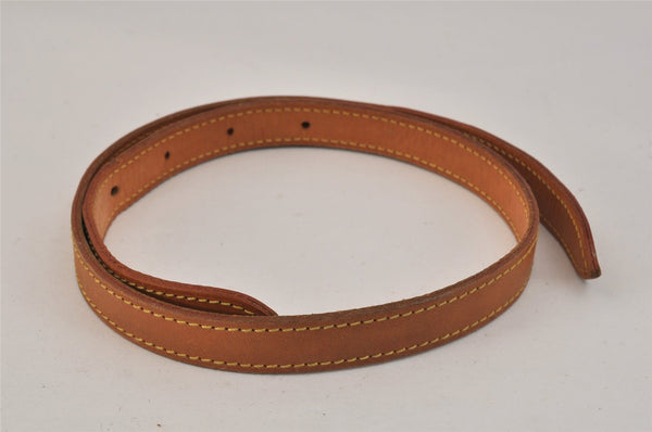 Authentic Louis Vuitton Leather Shoulder Strap For Bucket GM 31.9" Beige 3406K