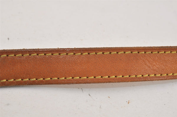 Authentic Louis Vuitton Leather Shoulder Strap For Bucket GM 31.9" Beige 3406K