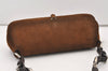 Authentic PRADA Vintage Suede Leather Shoulder Hand Bag Purse Brown 3407J