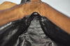 Authentic PRADA Vintage Suede Leather Shoulder Hand Bag Purse Brown 3407J