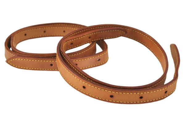 Authentic Louis Vuitton Leather Shoulder Strap For Bucket GM 31.9" Beige 3407K