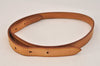 Authentic Louis Vuitton Leather Shoulder Strap For Bucket GM 31.9" Beige 3407K