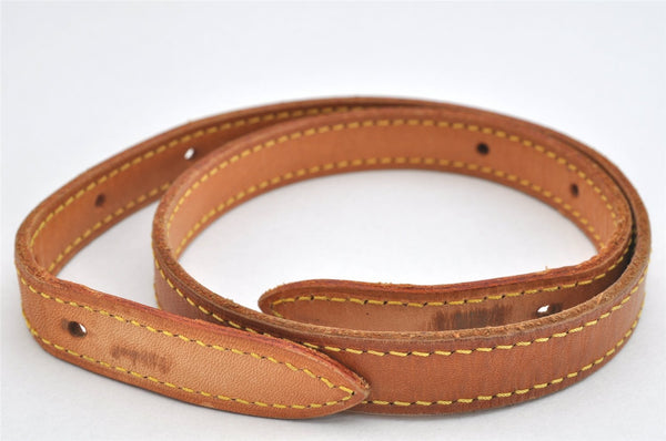 Authentic Louis Vuitton Leather Shoulder Strap For Bucket PM 27.6" Beige 3408K