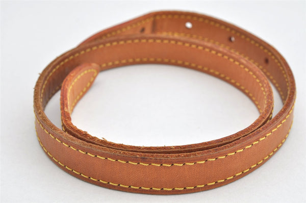 Authentic Louis Vuitton Leather Shoulder Strap For Bucket PM 27.6" Beige 3408K