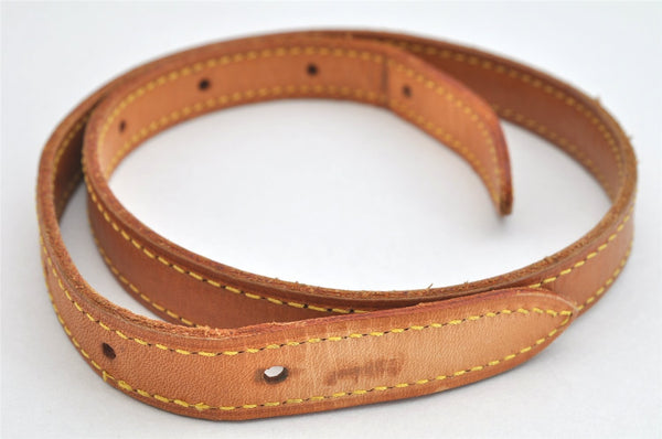 Authentic Louis Vuitton Leather Shoulder Strap For Bucket PM 27.6" Beige 3408K