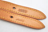 Authentic Louis Vuitton Leather Shoulder Strap For Bucket PM 27.6" Beige 3408K