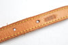 Authentic Louis Vuitton Leather Shoulder Strap For Bucket PM 27.6" Beige 3408K