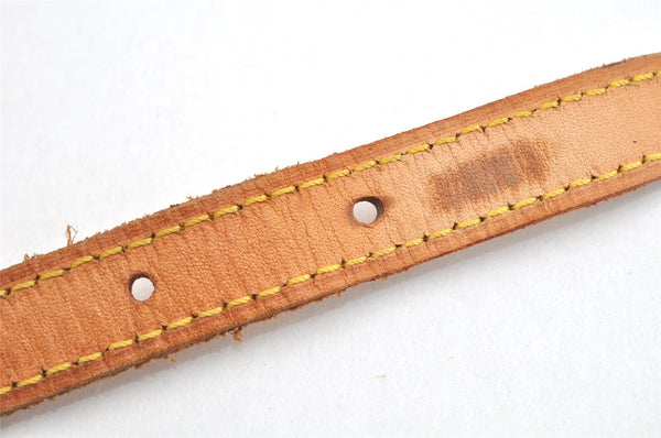 Authentic Louis Vuitton Leather Shoulder Strap For Bucket PM 27.6" Beige 3408K