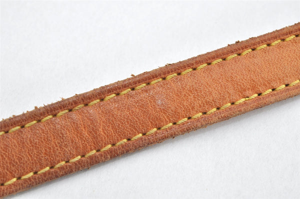 Authentic Louis Vuitton Leather Shoulder Strap For Bucket PM 27.6" Beige 3408K