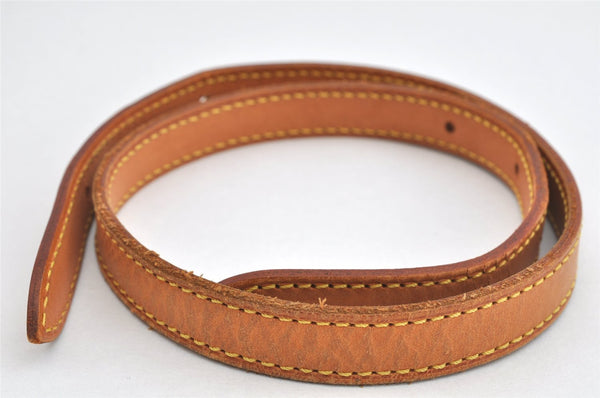 Authentic Louis Vuitton Leather Shoulder Strap For Bucket PM 27.6" Beige 3408K