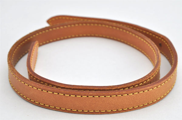 Authentic Louis Vuitton Leather Shoulder Strap For Bucket PM 27.6" Beige 3408K