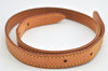 Authentic Louis Vuitton Leather Shoulder Strap For Bucket PM 27.6" Beige 3408K