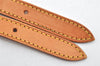 Authentic Louis Vuitton Leather Shoulder Strap For Bucket PM 27.6" Beige 3408K