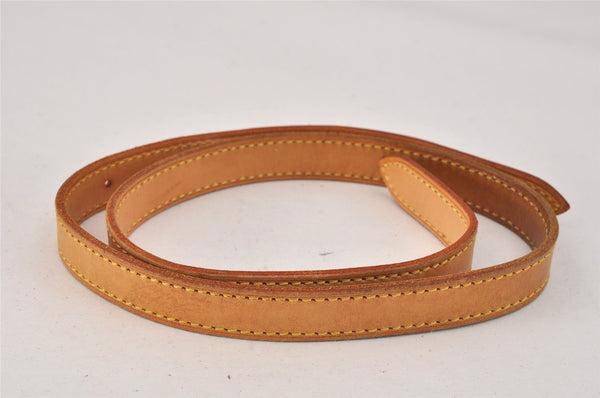Authentic Louis Vuitton Leather Shoulder Strap For Bucket GM 31.9" Beige 3409K