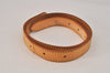 Authentic Louis Vuitton Leather Shoulder Strap For Bucket GM 31.9" Beige 3409K