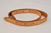 Authentic Louis Vuitton Leather Shoulder Strap For Bucket GM 31.9" Beige 3409K