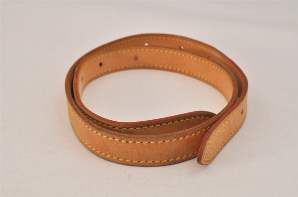 Authentic Louis Vuitton Leather Shoulder Strap For Bucket GM 31.9" Beige 3409K