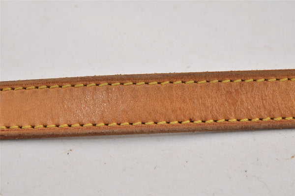 Authentic Louis Vuitton Leather Shoulder Strap For Bucket GM 31.9" Beige 3409K