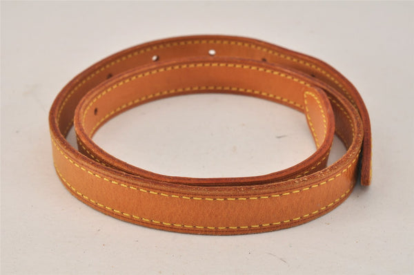 Authentic Louis Vuitton Leather Shoulder Strap For Bucket GM 31.9" Beige 3409K