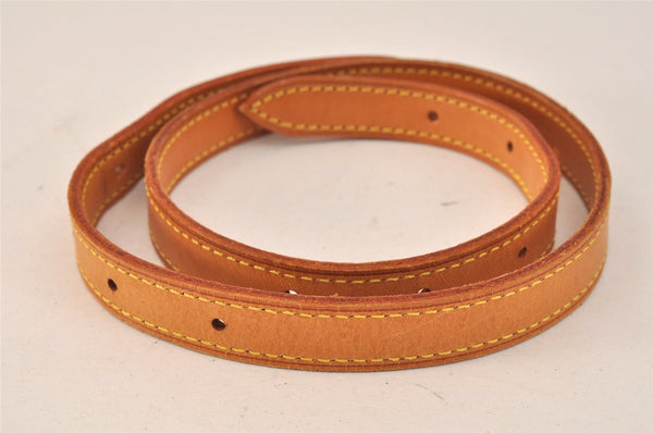 Authentic Louis Vuitton Leather Shoulder Strap For Bucket GM 31.9" Beige 3409K