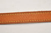 Authentic Louis Vuitton Leather Shoulder Strap For Bucket GM 31.9" Beige 3409K