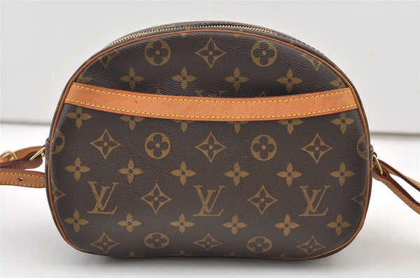 Authentic Louis Vuitton Monogram Blois Shoulder Cross Body Bag M51221 LV 3410J