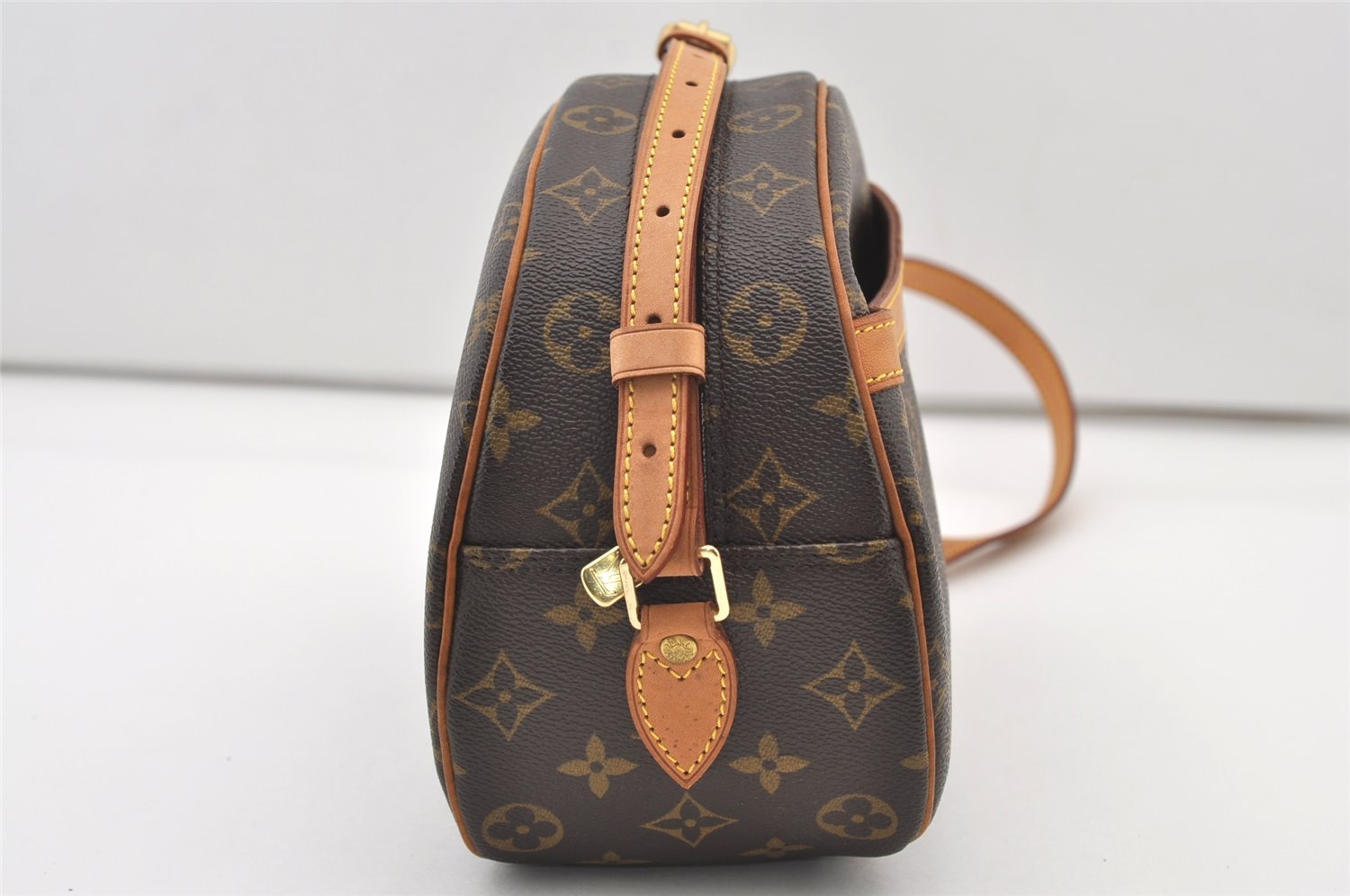 Authentic Louis Vuitton Monogram Blois Shoulder Cross Body Bag M51221 LV 3410J
