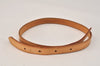 Authentic Louis Vuitton Leather Shoulder Strap For Bucket PM 27.6" Beige 3410K