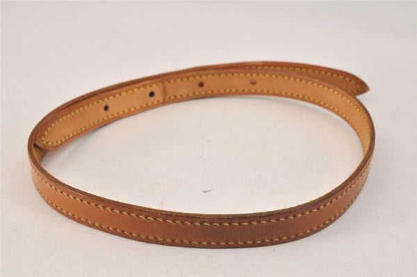 Authentic Louis Vuitton Leather Shoulder Strap For Bucket PM 27.6" Beige 3410K