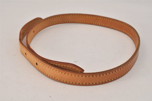 Authentic Louis Vuitton Leather Shoulder Strap For Bucket PM 27.6" Beige 3410K