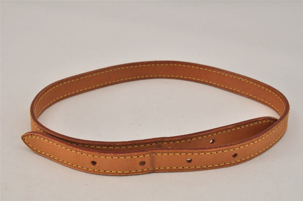 Authentic Louis Vuitton Leather Shoulder Strap For Bucket PM 27.6" Beige 3410K