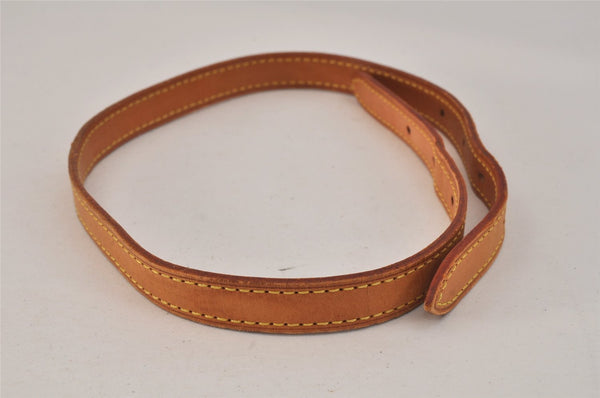 Authentic Louis Vuitton Leather Shoulder Strap For Bucket PM 27.6" Beige 3410K