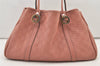 Authentic GUCCI Miss GG Guccissima Shoulder Tote Bag Leather 232957 Pink 3411J