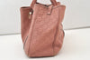 Authentic GUCCI Miss GG Guccissima Shoulder Tote Bag Leather 232957 Pink 3411J